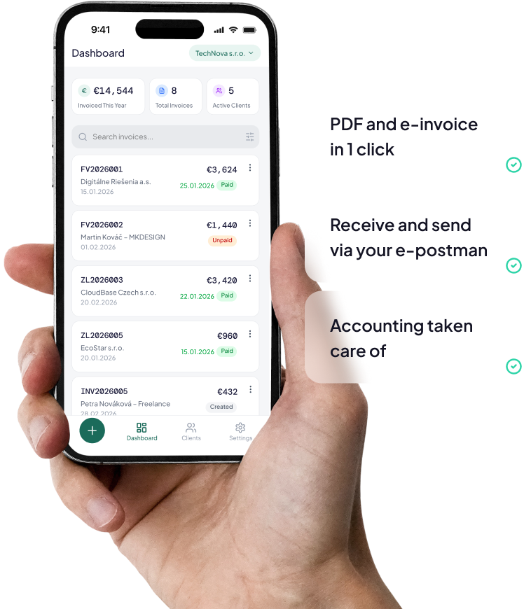 Manage received and sent e-invoices in Doclaris